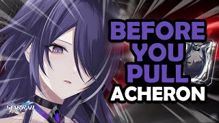 NOT JUST ANOTHER DPS!? | Acheron Before You Pull - Honkai: Star Rail