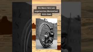 Monowheel --- #geschichte #fakten #wissen #erfindung #motorrad