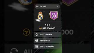 MY 93 OVR FC MOBILE 24 TEAM💥🥶| COMMENT YOUR TEAM #fc24 #fcmobile #fifamobile #shorts