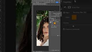 How to use Photo Filter in Photoshop #shortsviral #photoshopshorts