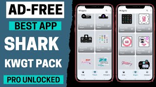 Best Free Shark KWGT Pack App for Android