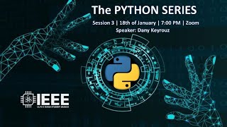 The Python Series | Session 3 Part 1