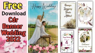 BANNER WEDDING 2022---- Free Download CDR----