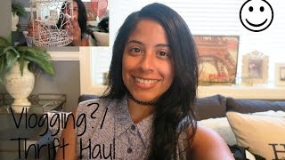 Vlogging?/Thrift Haul|E D I T H