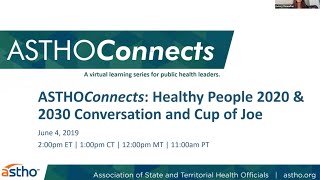 Healthy People 2020 and 2030: Conversation and Cup of Joe