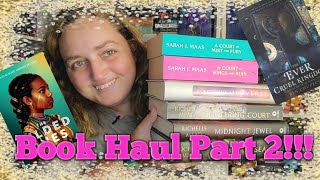 Huge Book Haul!!! Part 2!!! #booktube #booktok #booktuber