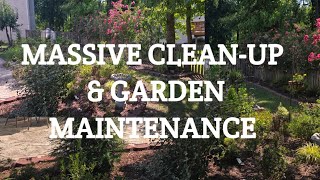 Massive Clean-up And Garden Maintenance 🍃🕊🪴 "Zone 7B Waldorf MD Gardening "