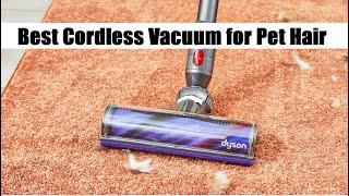 Top 5 Best Cordless Vacuum Cleaner for Pet Hair 2024