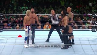 WWE April 6 2024 _ The Rock & Roman Reigns vs Cody Rhodes & Seth Rollins _ WrestleMania 40