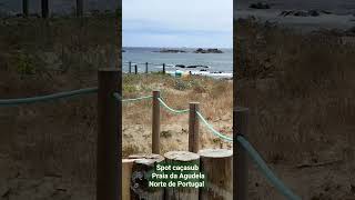 Praia da Aguadela ,Matosinhos. Vídeo filmado maré cheia.