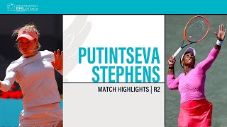 Yulia Putintseva - Sloane Stephens | ROME R64 - Match Highlights #IBI24