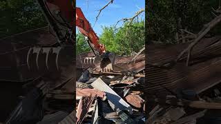 🏗️ Downtown cleanup in action! Watch as Native Wrecking Company, led by Casey, trans...