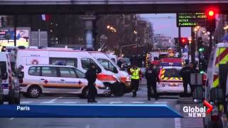 Charlie Hebdo: Gunmen in Paris shooting dead