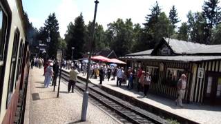 Harzer Schmalspur Bahnen (HSB) at Schierke Station, Germany, 16th July 2011