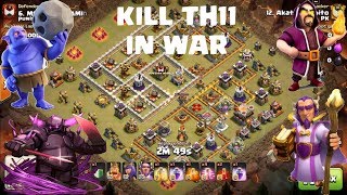 TH11 War Attack Strategy 2018 | PK vs Punisher WAR021