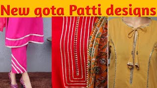 latest gota Patti designs/New designs gota Patti for girls