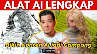 15 ALAT GAMBAR DAN VIDEO AI di Satu Website | PromeAI Review