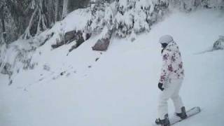 Snowboarding Beginner Fail