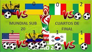 Mundial sub 20 - 2019/Cuartos de final