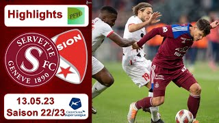 Highlights: Servette - Genf FC vs FC Sion (13.05.2023)