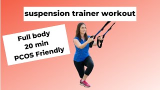 20-minute suspension trainer beginner workout