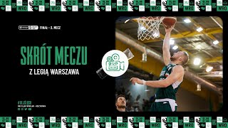 SKRÓT: Legia Warszawa - WKS Śląsk Wrocław 74:81 (22.05.2022 r.)