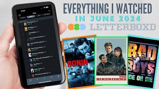 What I watched in June 2024 | Letterboxd Edition