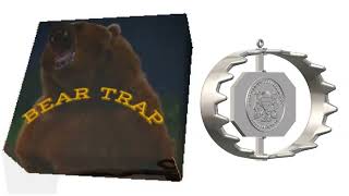 Bear Trap 3D 2024 1oz Silver Coin Chad