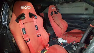 NISSAN 280ZX FJ20ET DRIFT BUILD: MORE WIRING GETS DONE AND WE FINALY HAVE INTERIOR AGAIN