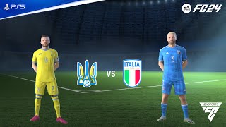 FC 24 - Ukraine vs Italy | International Gameplay PS5™