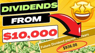 Dividend Income from $10,000 (Earning Potential)