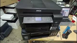 Epson l6170 мигают индикаторы и заблокирована печатающая головка!