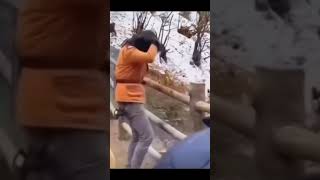 Показал, кто тут главный! #funny #shorts #fight #monkey