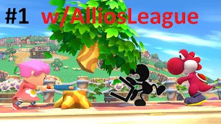 Super Smash Bros. Wii U - Online w/Allios League, Set #2 (Jan. 19) - Part 1 Protect the Tree!