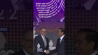 Kesusksessan KTT G20 Bali menuai Pujian Dari Luar Negri