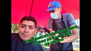 Un día SIENDO EXPERIMENTO DE BARBEROS APRENDICES | CURSO DE BARBERÍA GRATUITOS