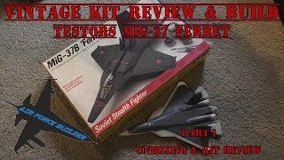 Vintage Kit Review & Build - Testors MiG-37 Ferret - Part 1 Unboxing & Kit Review