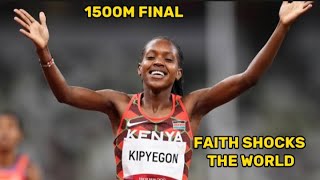 Faith Kipyegon historic run in 1500m final Budapest World championships shocks the world