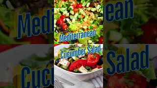 Mediterranean Cucumber Salad #mediterraneancucumbersalad #saladspiration #saladinspiration