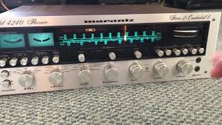 Marantz 4240 demo video