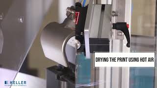 Three-color pad printing machine with a vision system - KELLER