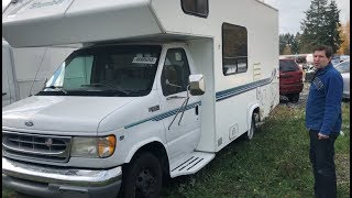 Дом на колёсах.  RV   Ford 350, из аукциона (Copart)  Первый обзор.