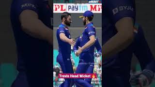 Cricket 22 - Travis Head Wicket! IND VS AUS #shorts #cricket22