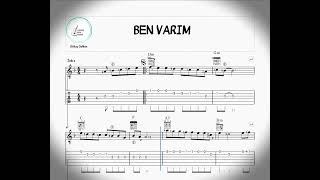 Gitar Notaları  BEN VARIM  Guitar Sheet . Klasik Gitar Notaları .