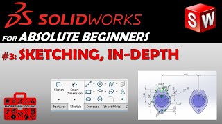 SolidWorks for Beginners #3 - Sketch Commands Deep Dive