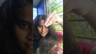 Oiling for curly hair #viral #minivlog #shortvideo #curlyhair #haircare #hairstyle #hairgrowth #hair