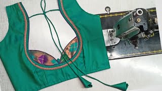 New latest round neck blouse design || cutting and stitching blouse design || blouse design| blouse