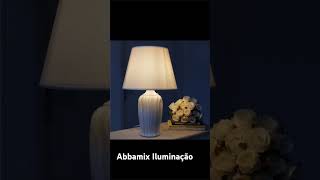 Abajur Modernos é aqui na AbbaMix Iluminação. www.abbamix.com.br