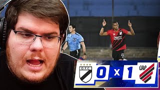 CASIMIRO REAGE A ATHLETICO PARANAENSE 1X0 DANUBIO - MELHORES MOMENTOS #casimiro