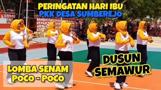 DUSUN SEMAWUR | LOMBA SENAM POCO POCO - PKK DESA SUMBEREJO WONOGIRI